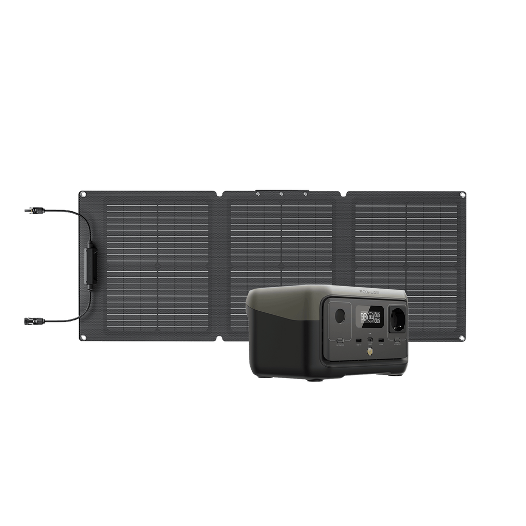 ECOFLOW RIVER 2 + 60W Solarpanel – Kompakte & Autarke Stromversorgung