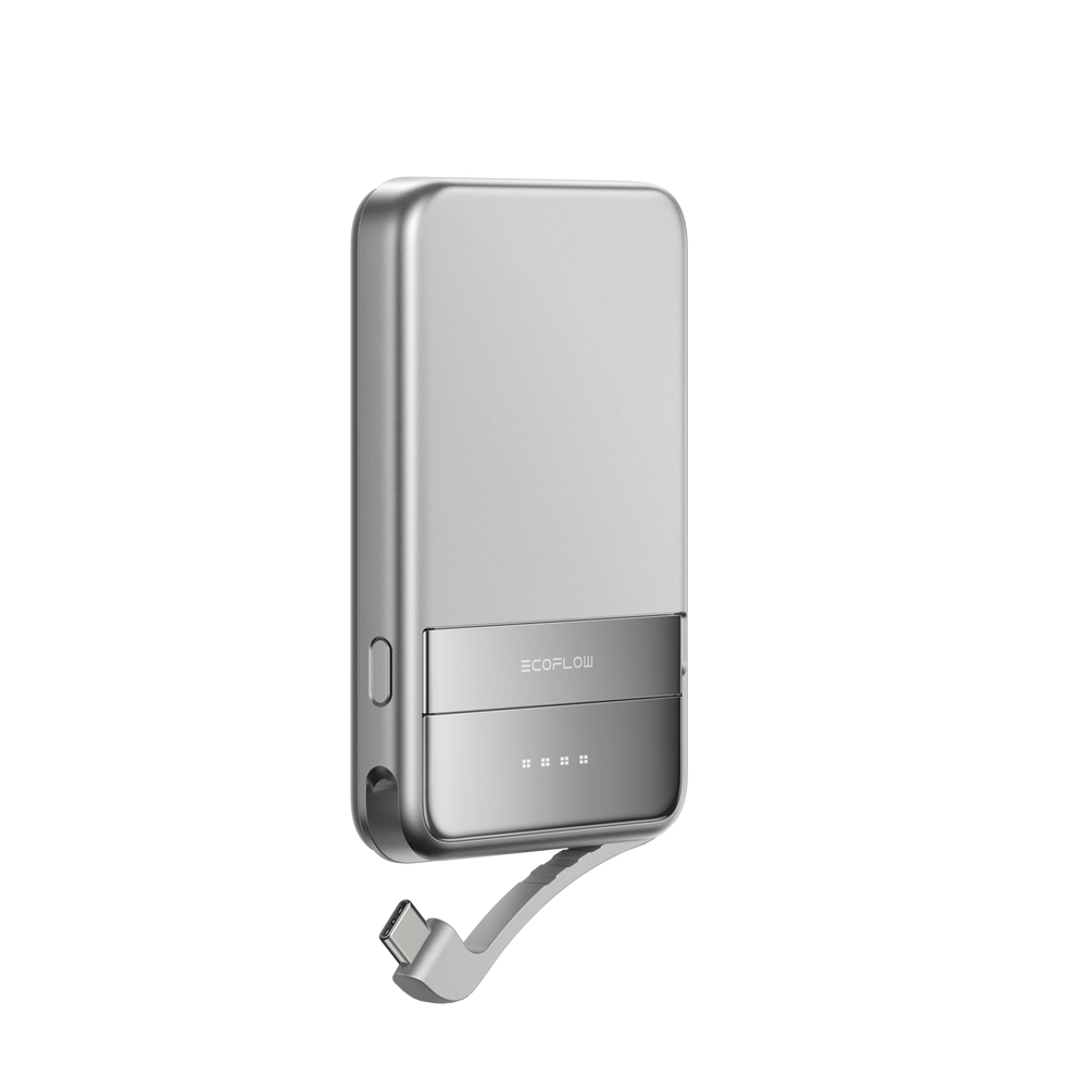EcoFlow Rapid: Ultraschnelle Energie für unterwegs - silber - 5000mAh