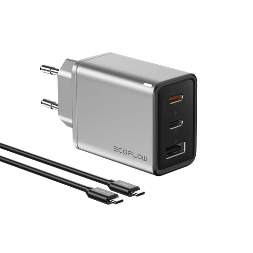 ECOFLOW Charger 65W – Schnellladegerät für 3 Geräte 